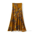 Cotton Crepe Overskirt Women's Long Skirt Over Skirt